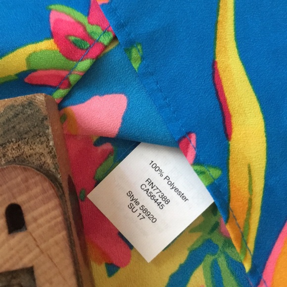 J. CREW Racerback/Spaghetti Strap Floral Top - Picture 7 of 8